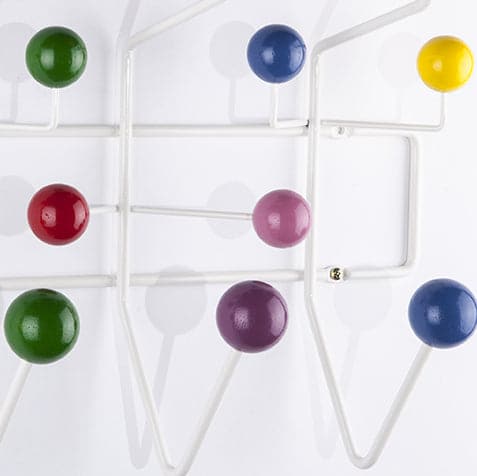 Mid-Century Modern Reproduction Small Hang It All Coat Rack - Multicolor Inspired by Charles and Ray E.