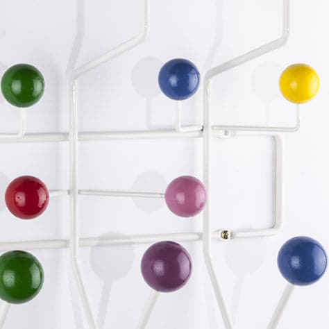 Mid-Century Modern Reproduction Small Hang It All Coat Rack - Multicolor Inspired by Charles and Ray E.