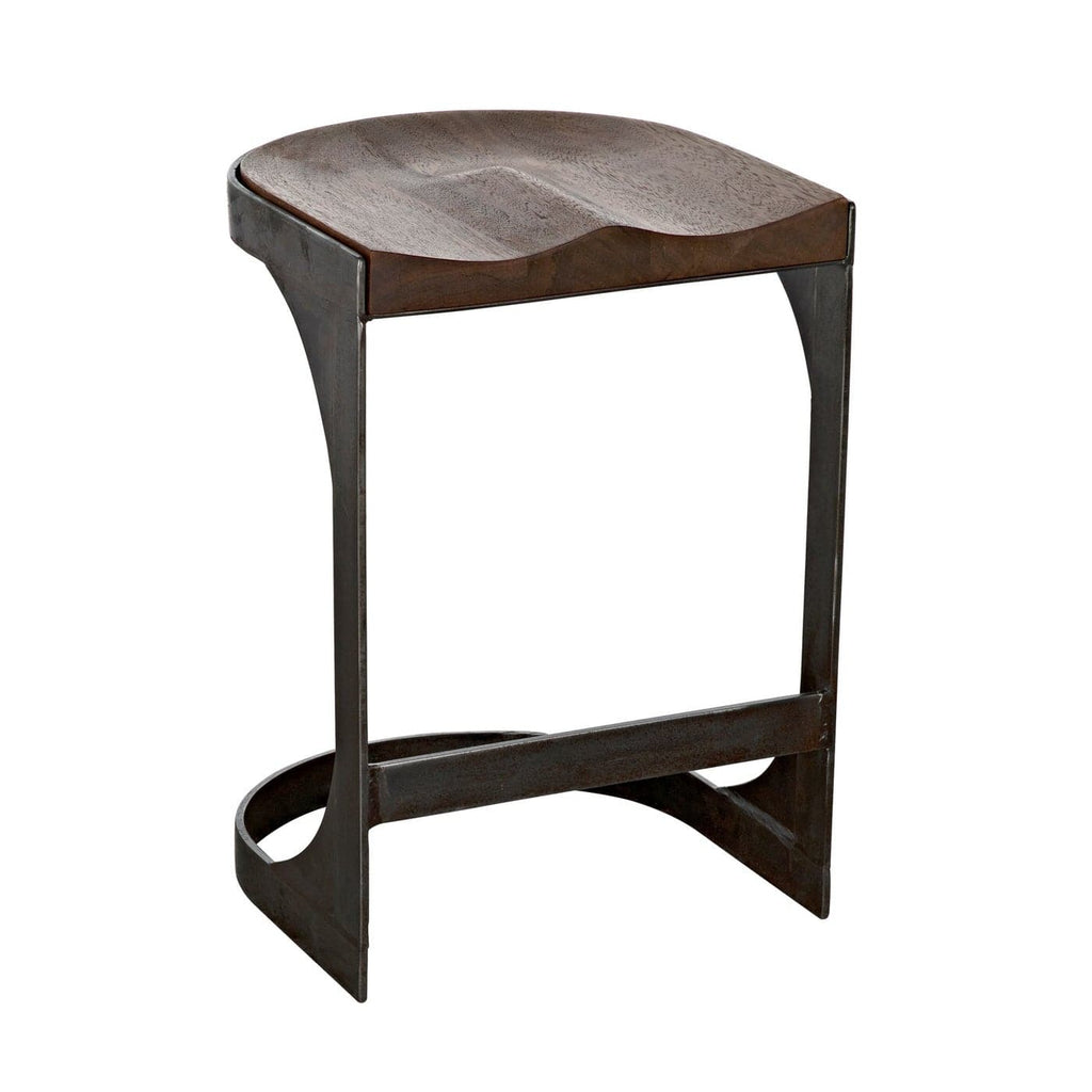 Baxter Counter Stool-Noir-NOIR-GSTOOL130MTS-Bar Stools-1-France and Son