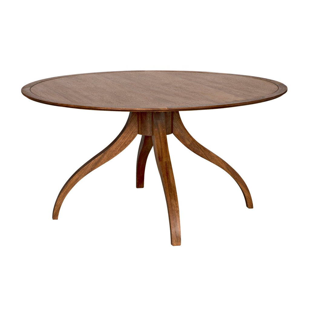 Vera Dining Table Dark Walnut-Noir-NOIR-GTAB495DW-Dining Tables-1-France and Son