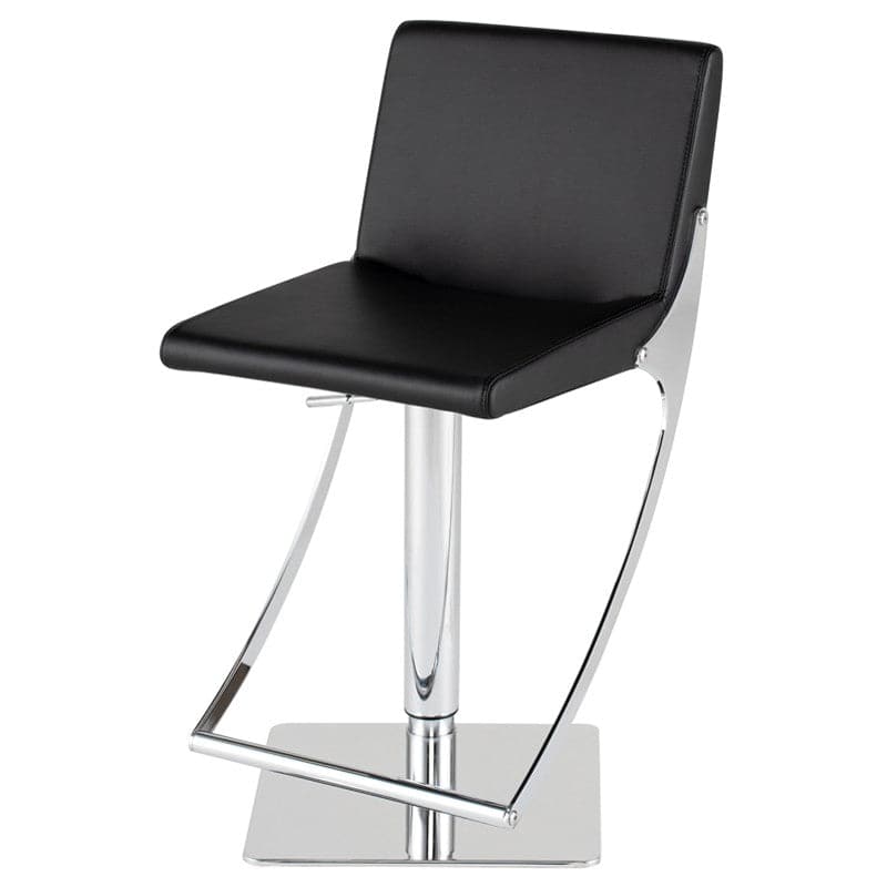 Swing Adjustable Stool-Nuevo-NUEVO-HGAF308-Bar StoolsBlack-1-France and Son