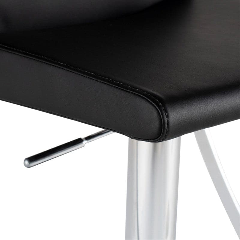 Swing Adjustable Stool-Nuevo-NUEVO-HGAF308-Bar StoolsBlack-1-France and Son