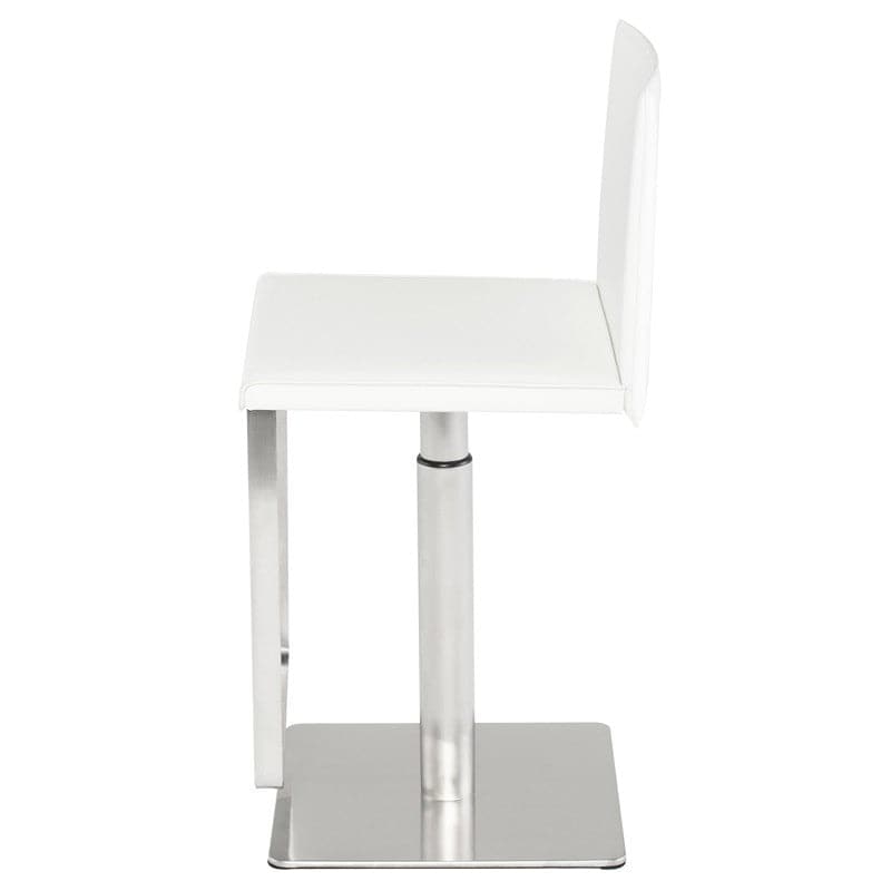 Kailee Adjustable Stool-Nuevo-NUEVO-HGAF350-Bar Stoolswhite-1-France and Son