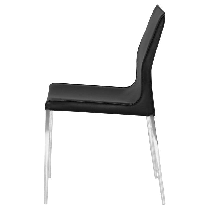 Colter Dining Side Chair-Nuevo-NUEVO-HGAR393-Dining ChairsBlack-1-France and Son