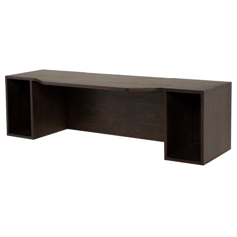 Drift Desk-Nuevo-NUEVO-HGDA801-Deskssmoked oak & antique brass-1-France and Son