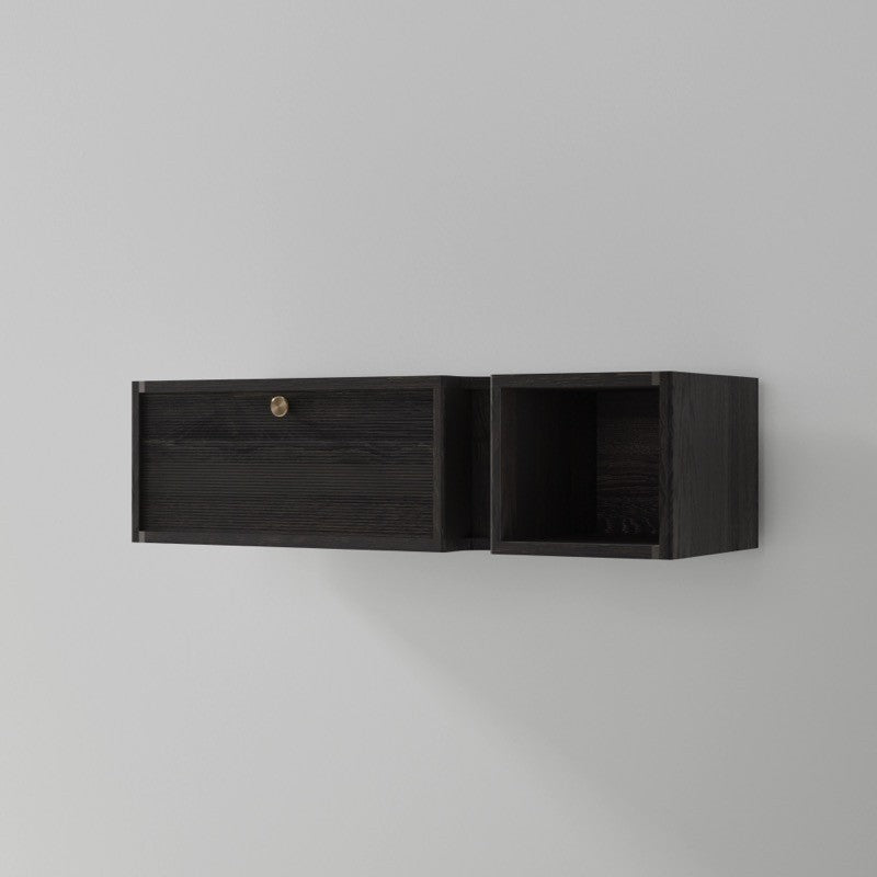 Inumbra Modular Shelving System-Nuevo-NUEVO-HGDA932-Bookcases & CabinetsShelving Unit: Ebonized-1-France and Son