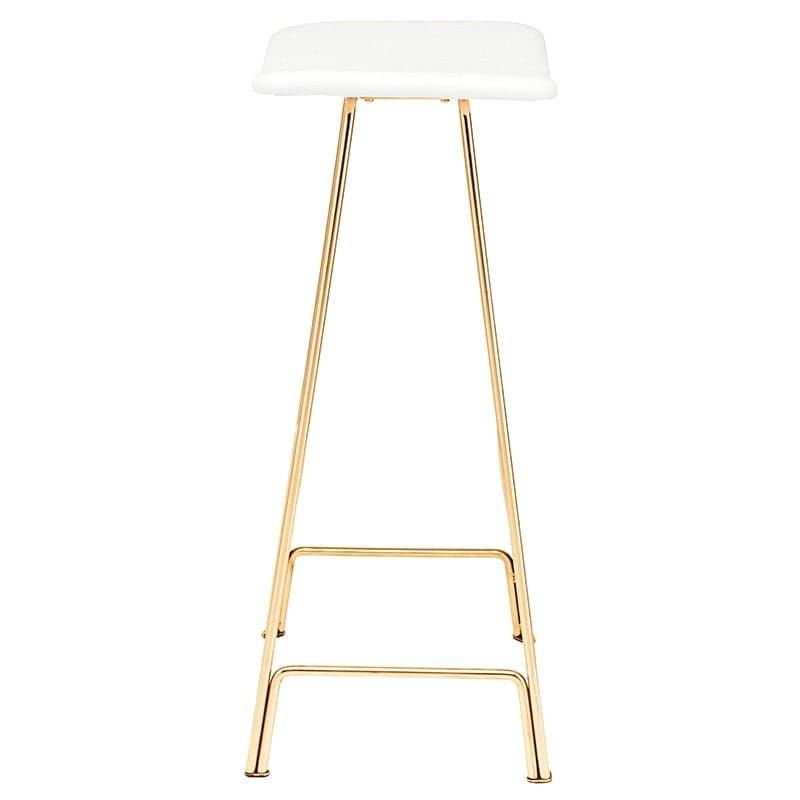 Kirsten Counter Stool-Nuevo-NUEVO-HGEM729-Bar Stoolspolished stainless frame-Walnut-1-France and Son