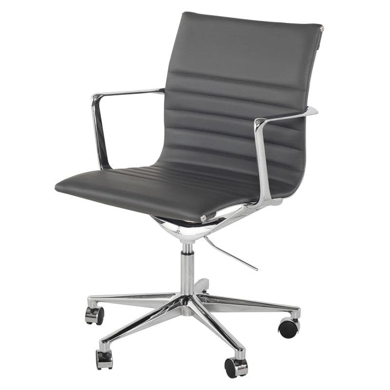 Antonio Office Chair-Nuevo-NUEVO-HGJL322-Task ChairsBlack-1-France and Son