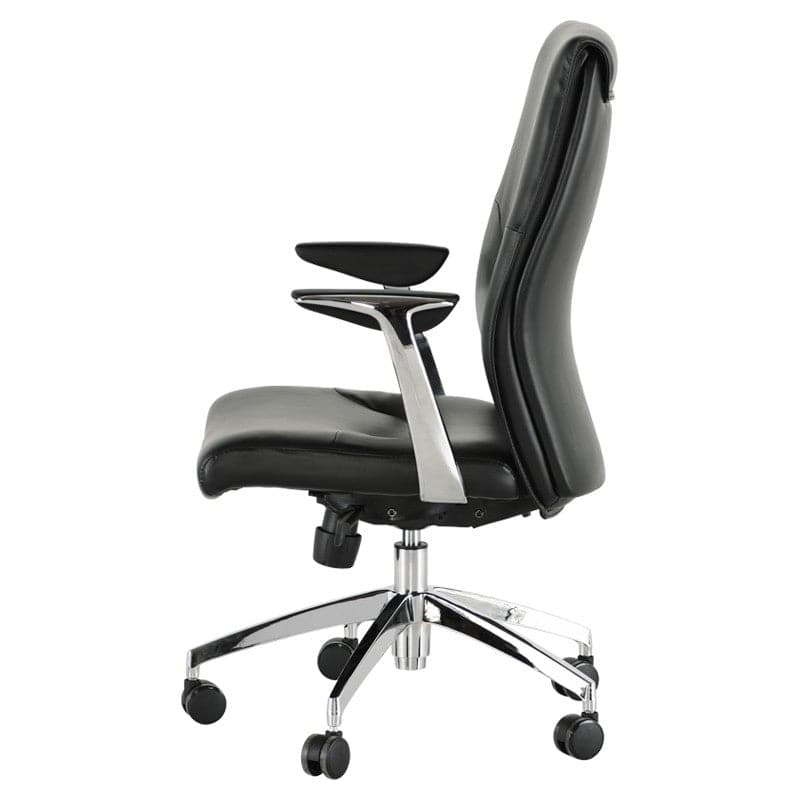 Klause Office Chair-Nuevo-NUEVO-HGJL389-Task Chairsblack naugahyde seat-1-France and Son