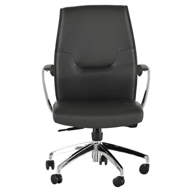 Klause Office Chair-Nuevo-NUEVO-HGJL389-Task Chairsblack naugahyde seat-1-France and Son