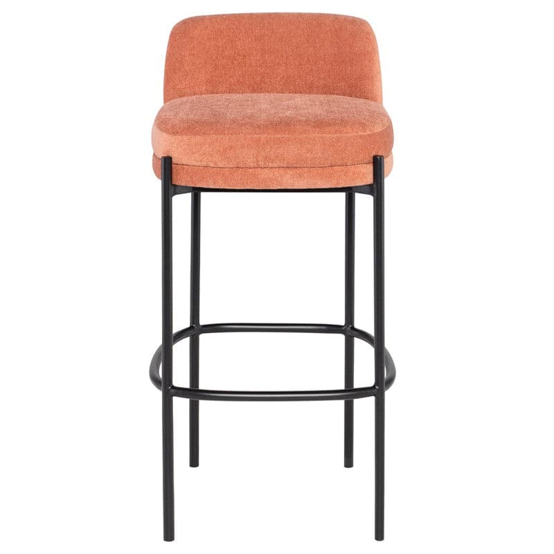 Inna Bar Stool With Seat Back-Nuevo-NUEVO-HGMV230-Bar Stoolsalmond-3-France and Son