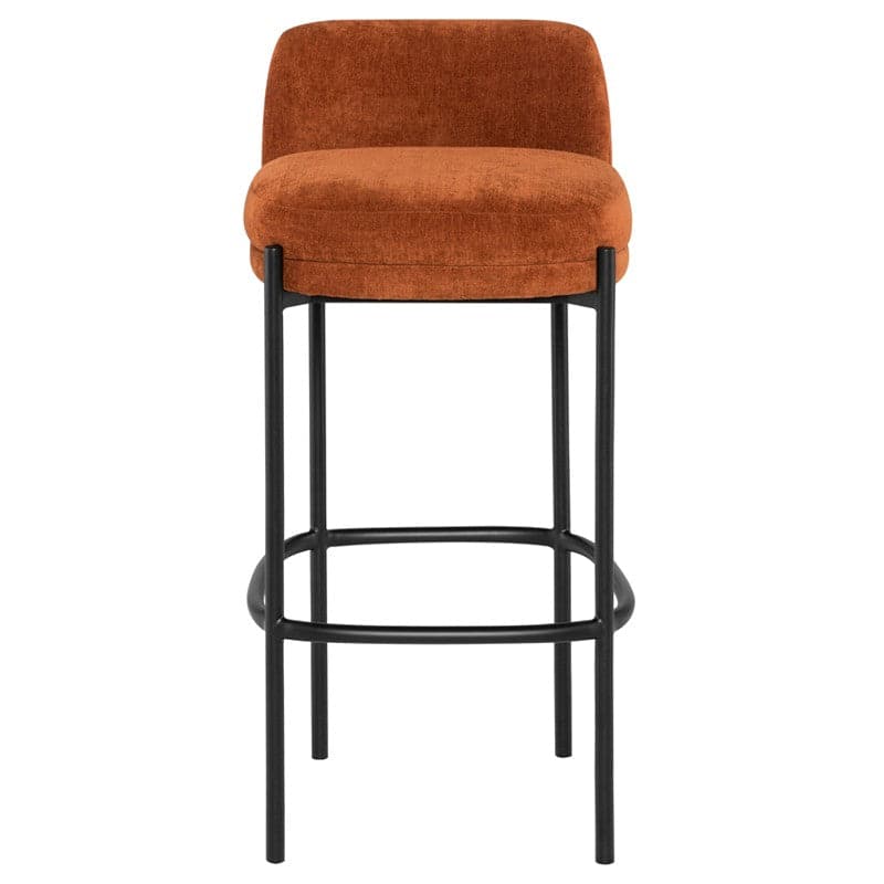 Inna Bar Stool With Seat Back-Nuevo-NUEVO-HGMV230-Bar Stoolsalmond-3-France and Son