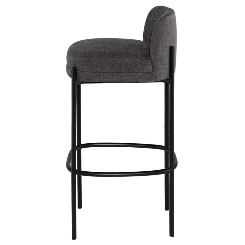 Inna Bar Stool With Seat Back-Nuevo-NUEVO-HGMV230-Bar Stoolsalmond-3-France and Son