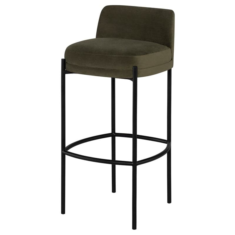 Inna Bar Stool With Seat Back-Nuevo-NUEVO-HGMV230-Bar Stoolsalmond-3-France and Son