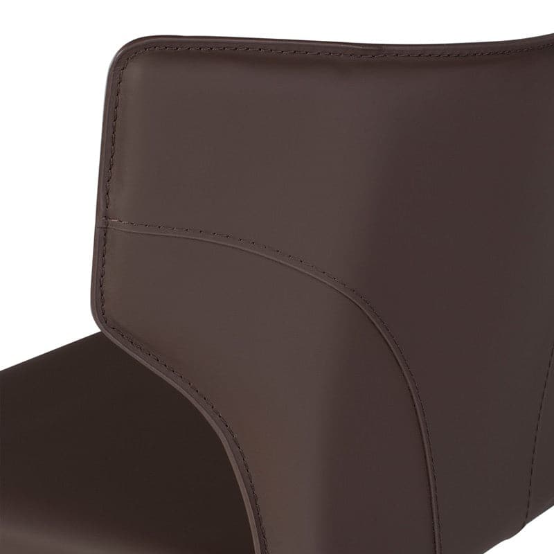 Wayne Counter Stool-Nuevo-NUEVO-HGND155-Bar StoolsBlack leather legs-Black-1-France and Son