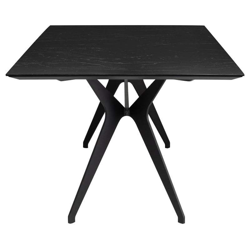 Daniele Dining Table-Nuevo-NUEVO-HGNE268-Dining TablesSmall-black ceramic-1-France and Son