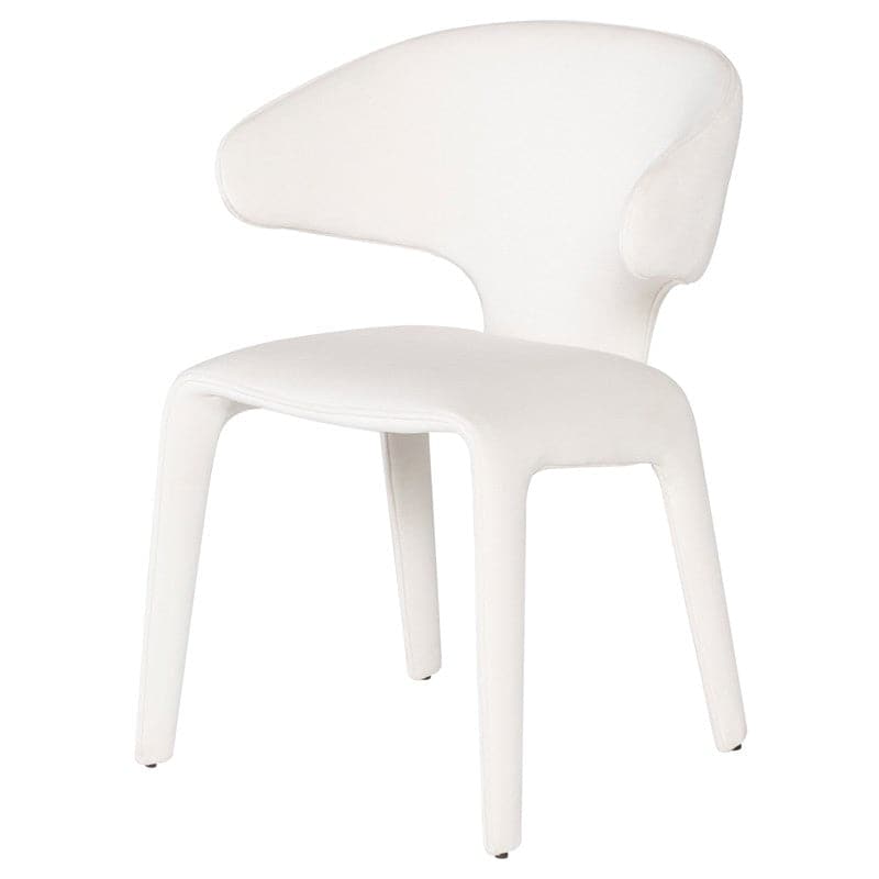 Bandi Dining Chair-Nuevo-NUEVO-HGNE166-Dining ChairsPeach Velour-1-France and Son