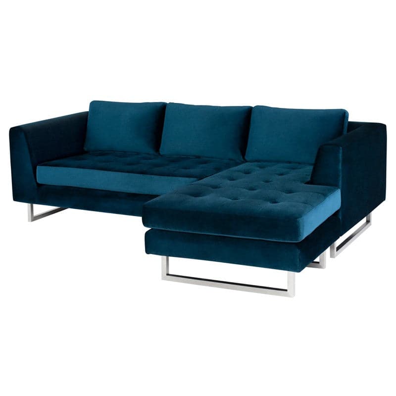 Matthew Sectional-Nuevo-NUEVO-HGSC623-SectionalsMauve-matte black steel legs-1-France and Son