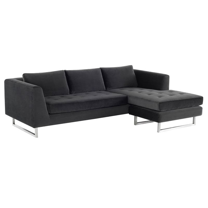 Matthew Sectional-Nuevo-NUEVO-HGSC623-SectionalsMauve-matte black steel legs-1-France and Son