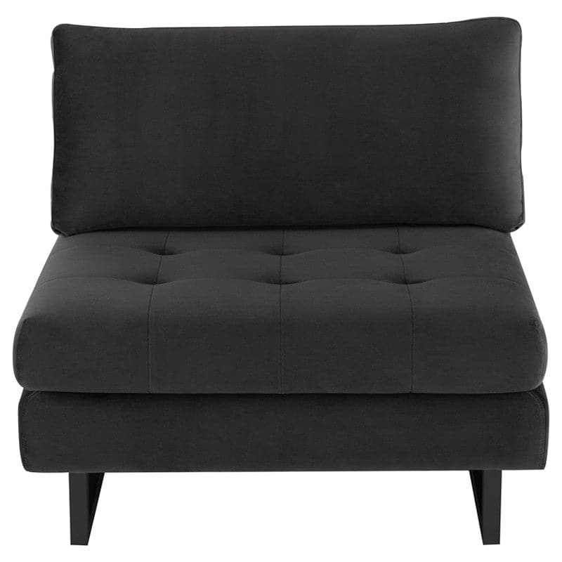 Janis Sofa Extension-Nuevo-NUEVO-HGSC544-SofasLarge-Dark Grey Tweed-Black-1-France and Son