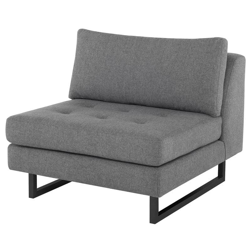 Janis Sofa Extension-Nuevo-NUEVO-HGSC544-SofasLarge-Dark Grey Tweed-Black-1-France and Son