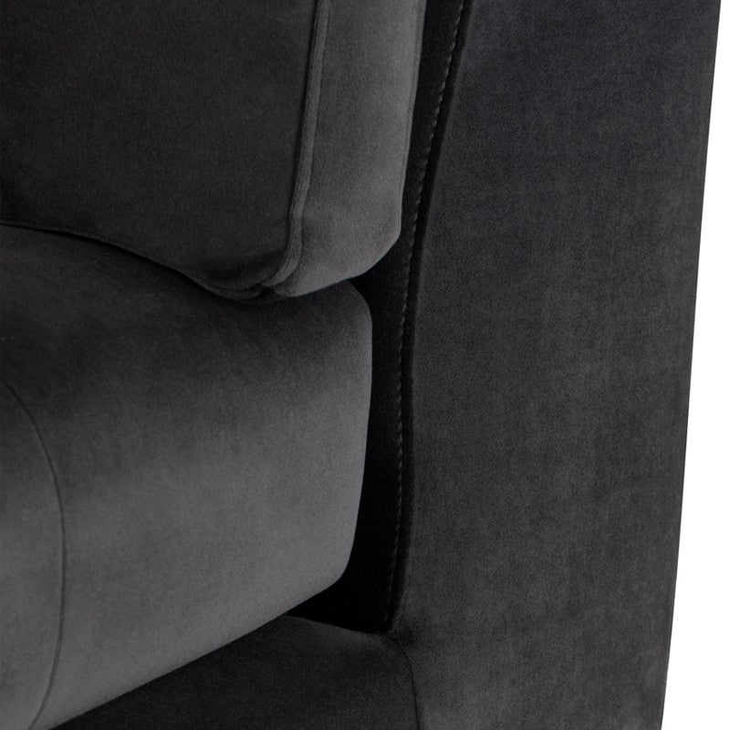 Janis Sofa Extension-Nuevo-NUEVO-HGSC544-SofasLarge-Dark Grey Tweed-Black-1-France and Son