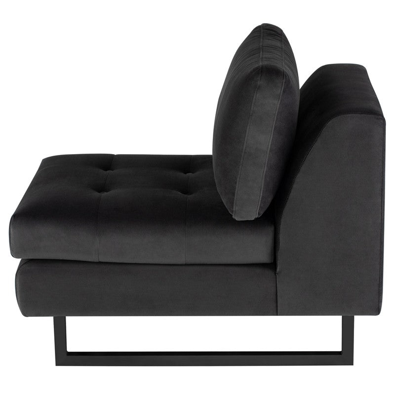 Janis Sofa Extension-Nuevo-NUEVO-HGSC544-SofasLarge-Dark Grey Tweed-Black-1-France and Son