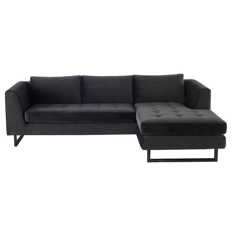 Matthew Sectional-Nuevo-NUEVO-HGSC623-SectionalsMauve-matte black steel legs-1-France and Son