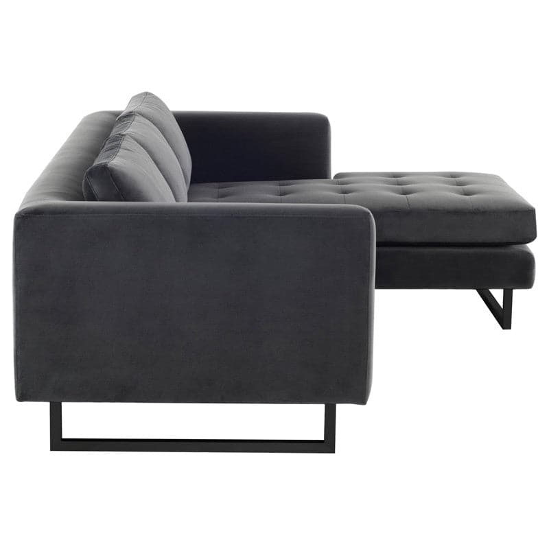 Matthew Sectional-Nuevo-NUEVO-HGSC623-SectionalsMauve-matte black steel legs-1-France and Son