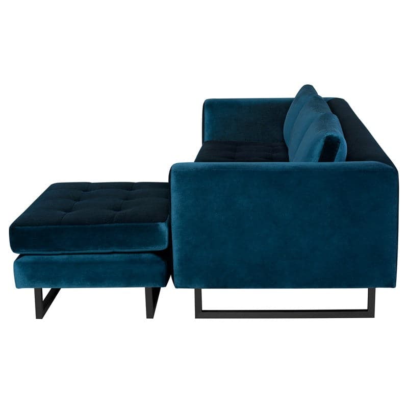 Matthew Sectional-Nuevo-NUEVO-HGSC623-SectionalsMauve-matte black steel legs-1-France and Son