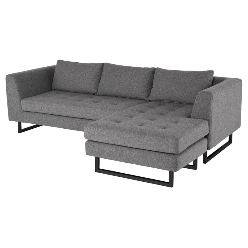 Matthew Sectional-Nuevo-NUEVO-HGSC623-SectionalsMauve-matte black steel legs-1-France and Son