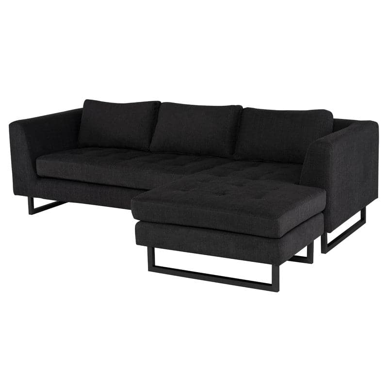 Matthew Sectional-Nuevo-NUEVO-HGSC623-SectionalsMauve-matte black steel legs-1-France and Son