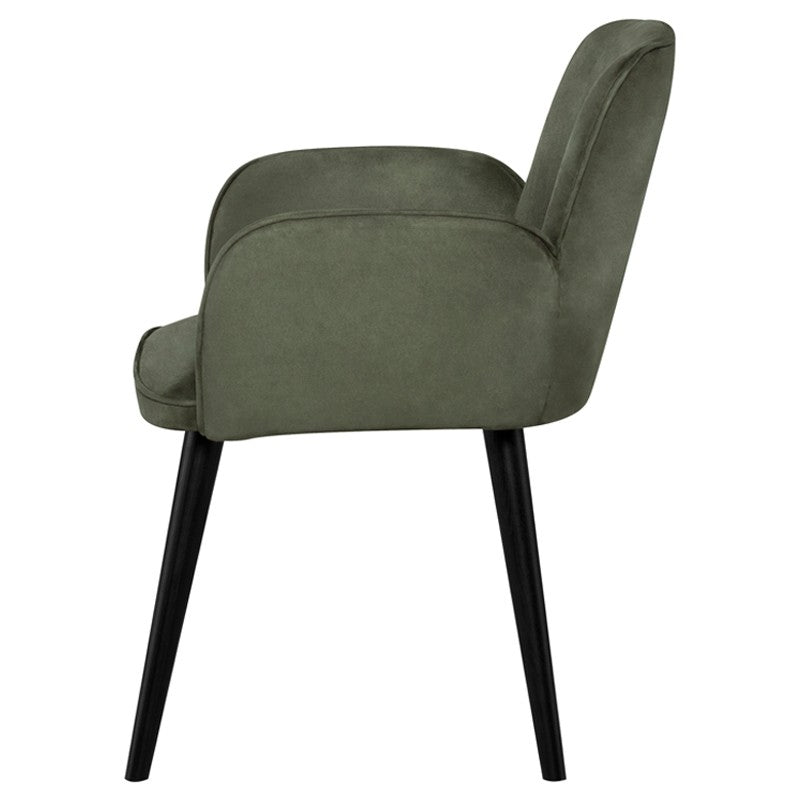 Willa Dining Chair-Nuevo-NUEVO-HGSN362-Dining ChairsSage Microsuede-1-France and Son