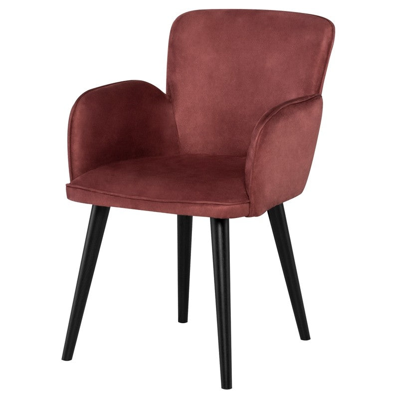 Willa Dining Chair-Nuevo-NUEVO-HGSN362-Dining ChairsSage Microsuede-1-France and Son
