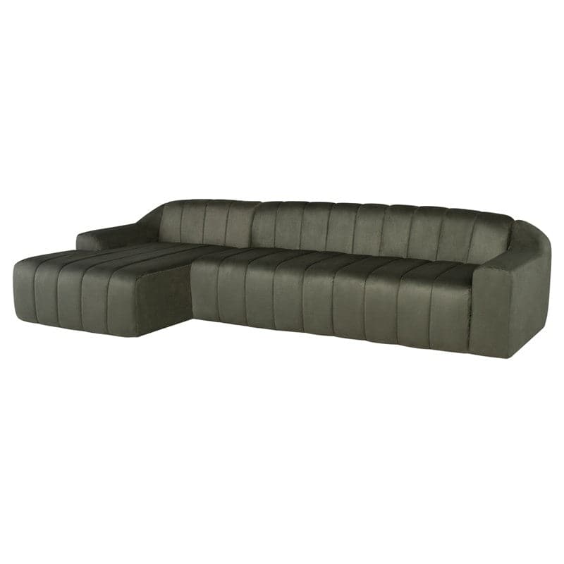 Coraline Sectional Sofa-Nuevo-NUEVO-HGSN419-SectionalsChampagne Microsuede-Left-1-France and Son