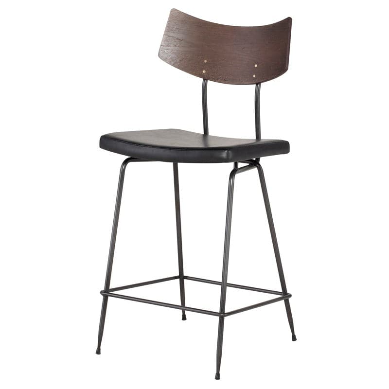 Soli Counter Stool-Nuevo-NUEVO-HGSR810-Bar StoolsShell Boucle-1-France and Son