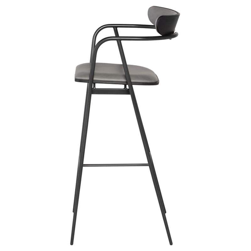 Gianni Bar Stool-Nuevo-NUEVO-HGSR801-Bar StoolsBlack-1-France and Son