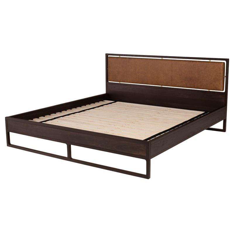 Ebuk Bed-Nuevo-NUEVO-HGSR828-BedsTan-Queen-1-France and Son