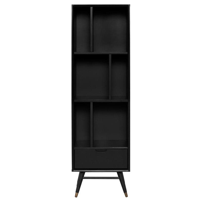 Small Baas Bookcase Shelving-Nuevo-NUEVO-HGST118-Bookcases & CabinetsWalnut Stained Poplar-1-France and Son