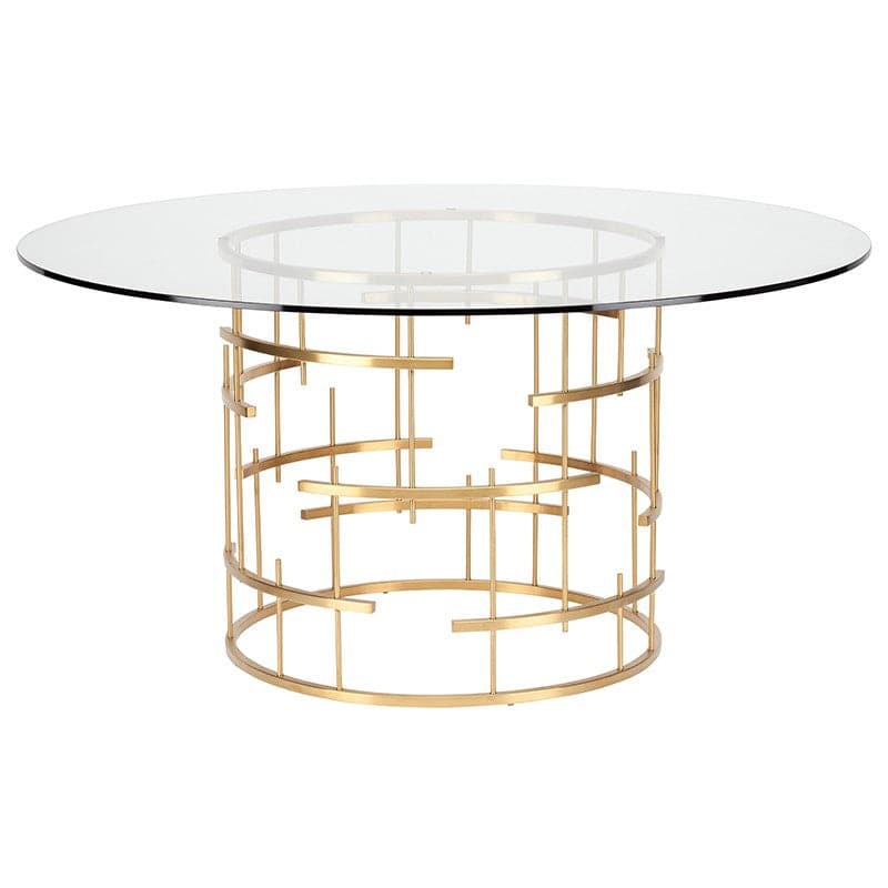 Tiffany Dining Table-Nuevo-NUEVO-HGSX220-Dining TablesOval-Gold-1-France and Son