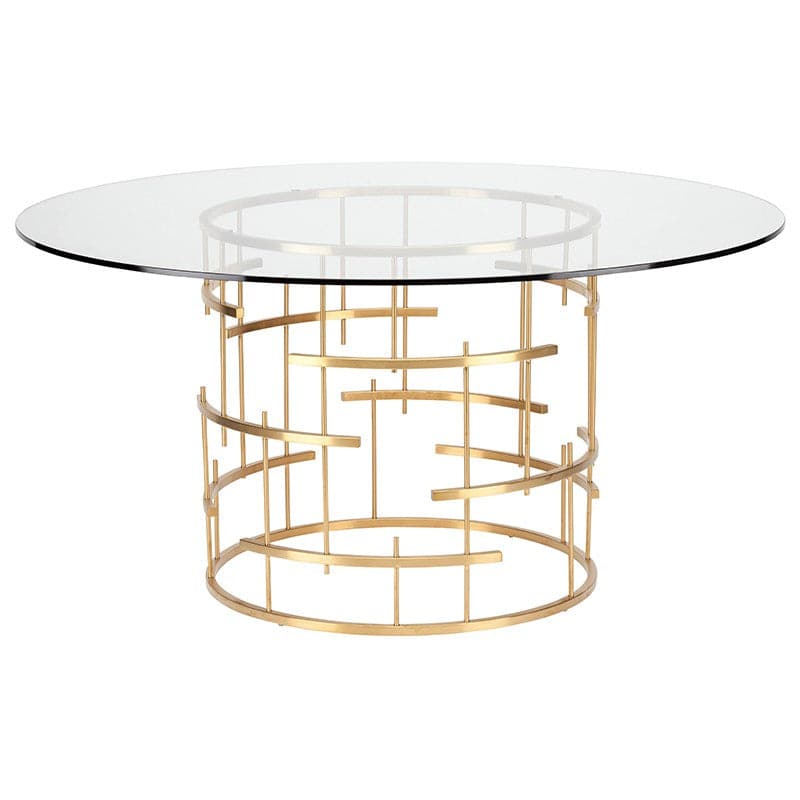 Tiffany Dining Table-Nuevo-NUEVO-HGSX220-Dining TablesOval-Gold-1-France and Son