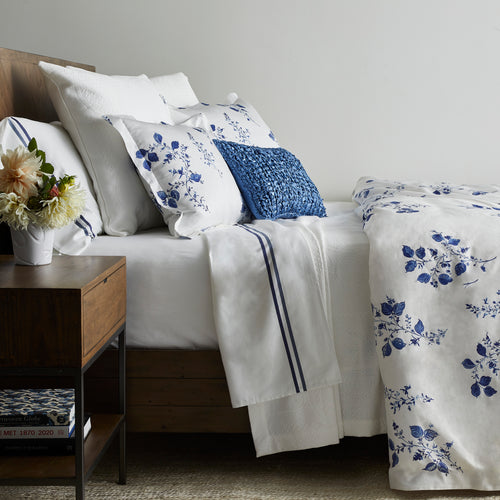 Indigo Duvet Set-Ann Gish-ANNGISH-YSETDVIDK-IND-Bedding-1-France and Son