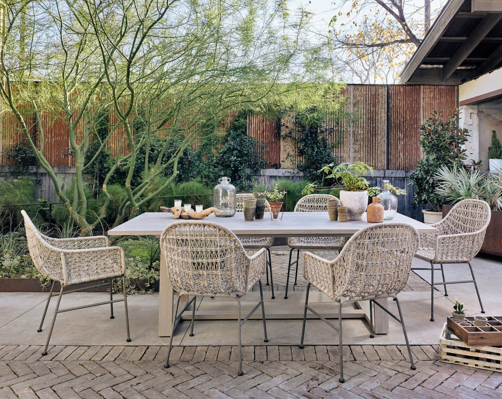 Atherton Outdoor Dining Table-Four Hands-FH-JSOL-019A-Dining TablesGrey-11-France and Son