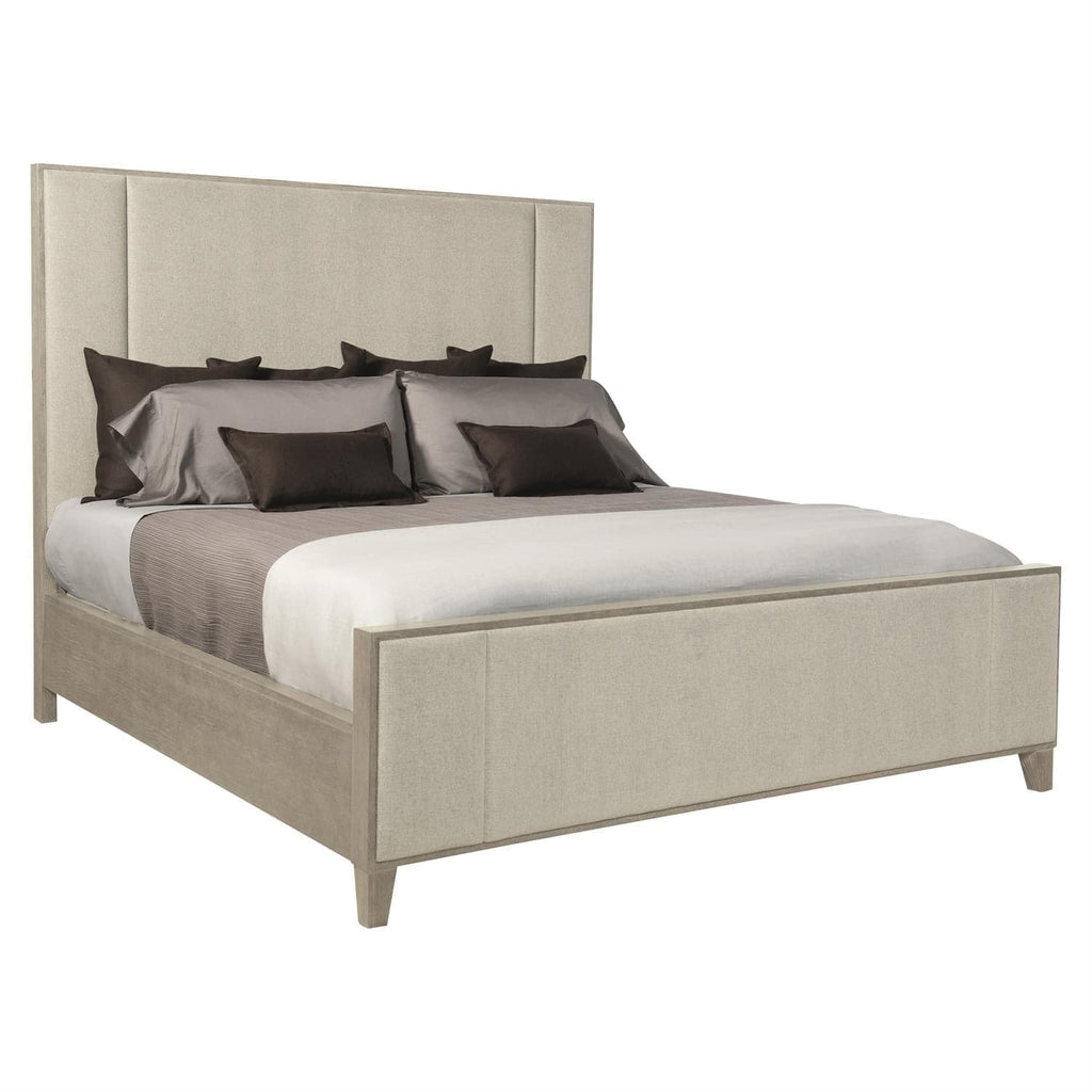 Linea Panel Bed California King-Bernhardt-BHDT-K1103-BedsCalifornia King Cerused Charcoal-1-France and Son