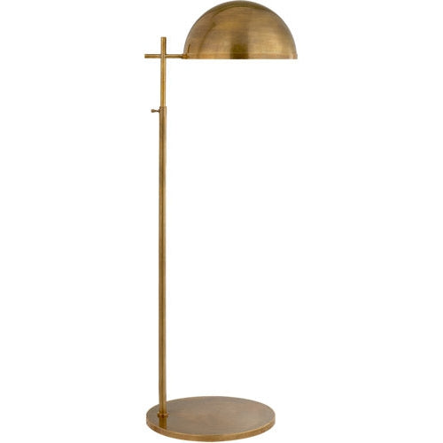 Dione Medium Pharmacy Floor Lamp in Antique-Burnished Brass with Antique-Burnished Brass Shade-Visual Comfort-VISUAL-KW 1240AB-AB-Floor Lamps-1-France and Son