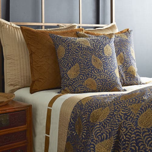 Kinrande Euro Sham-Ann Gish-ANNGISH-SHKIE-MAR-GLD-Bedding-1-France and Son