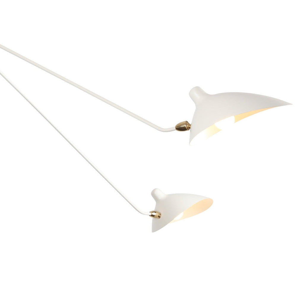 Mid-Century Modern Reproduction MCL-SP5 Five Arm Spider Ceiling Lamp Inspired by Serge Mouille