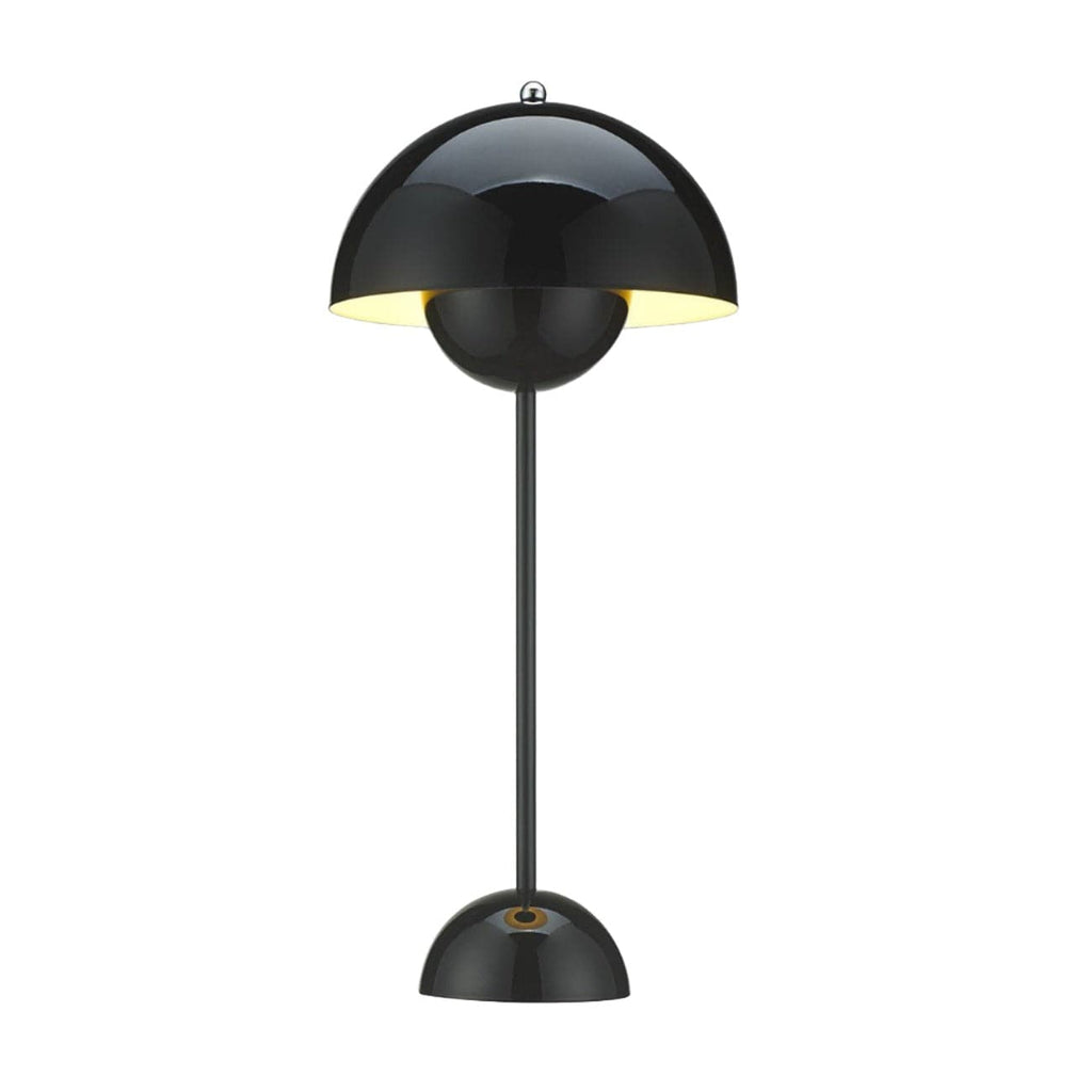 Mid Century Flowerpot Table Lamp VP3 - Black-France & Son-LBT033BLK-Table Lamps-1-France and Son