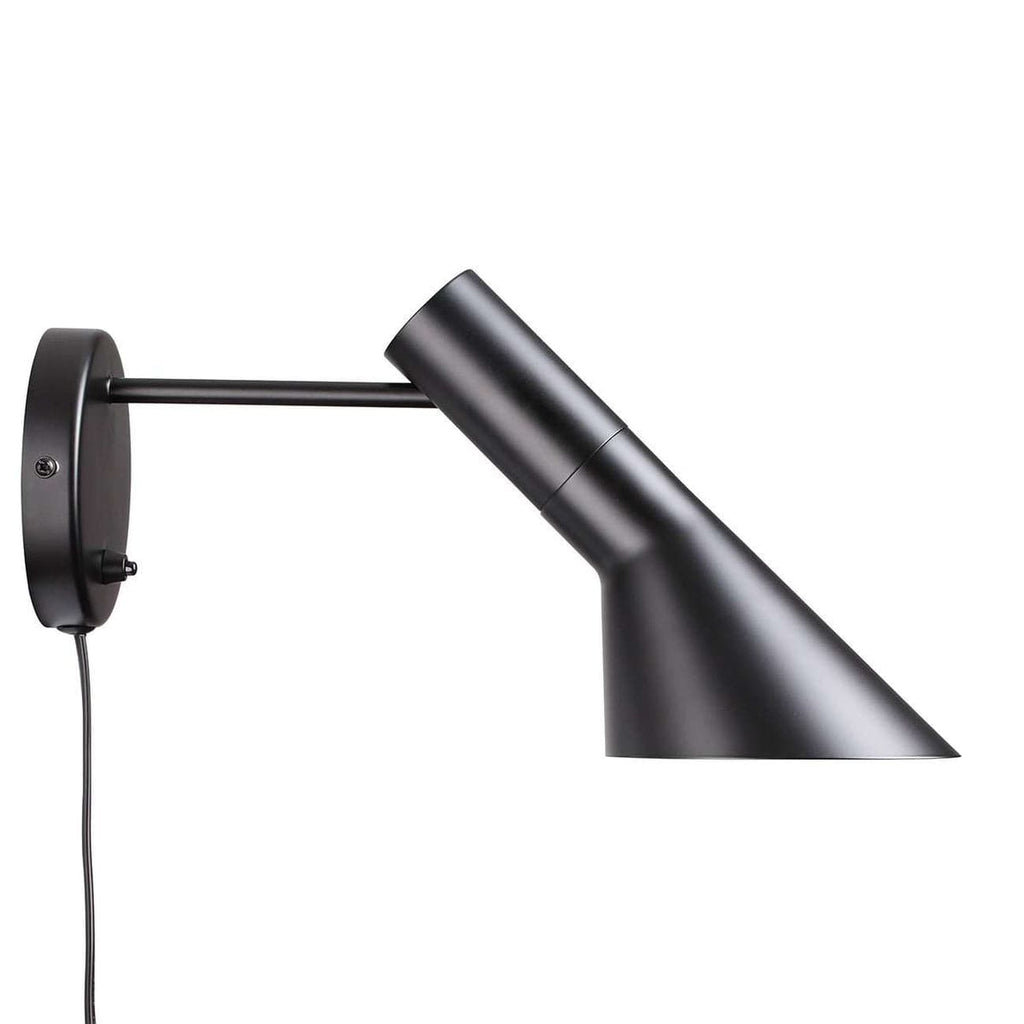 AJ Wall Sconce - Black-France & Son-LBW002BLACK-Wall Lighting-3-France and Son