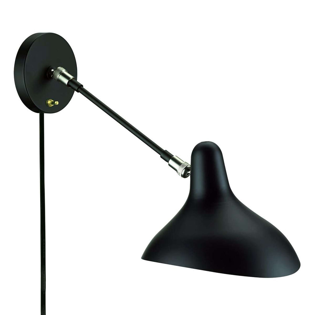 Mantis Wall Sconce-France & Son-LAW051BLKD-Wall Lighting-1-France and Son